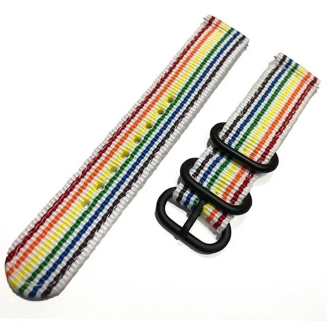 18mm 20mm 22mm Durable Military Woven Nylon Wrist Watch Band Quick Release Strap