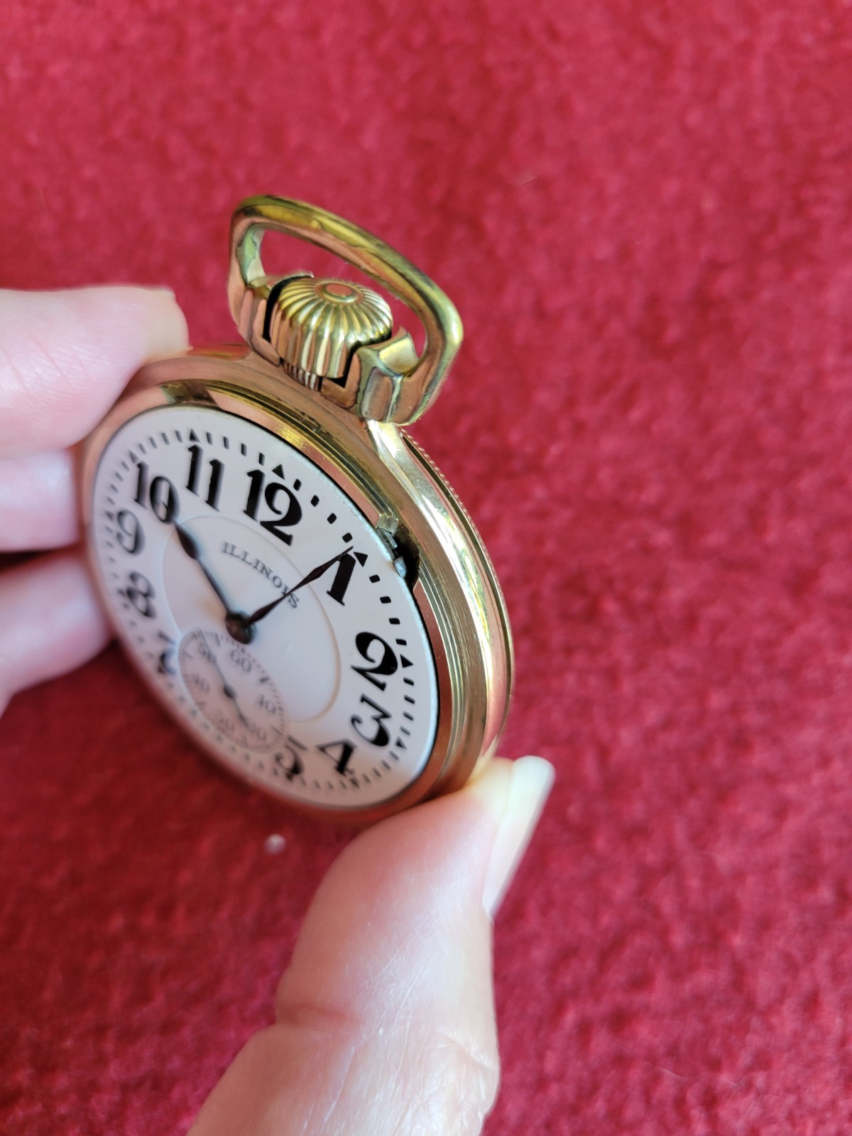 1921 Illinois Bunn Special 16s Model 9 21J Gold Filled Pocket Watch – Runs