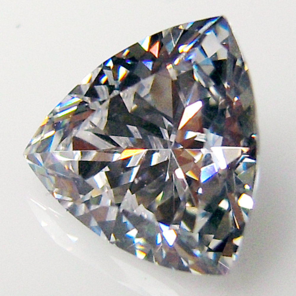CUBIC ZIRCONIA TRILLIION SHAPE EXCELLENT TOP QUALITY LOOSE STONES U.S.A SHIPPER