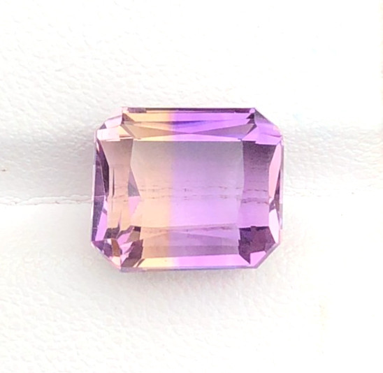 9 Carat Natural Bi Color Faceted Ametrine Cut Stone Loose Gemstone