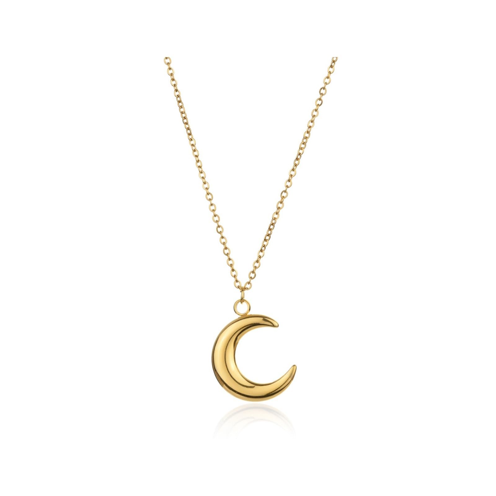 Sunflower Fidget Necklace for Women Gold Moon Necklace Rotating Heart Necklaces