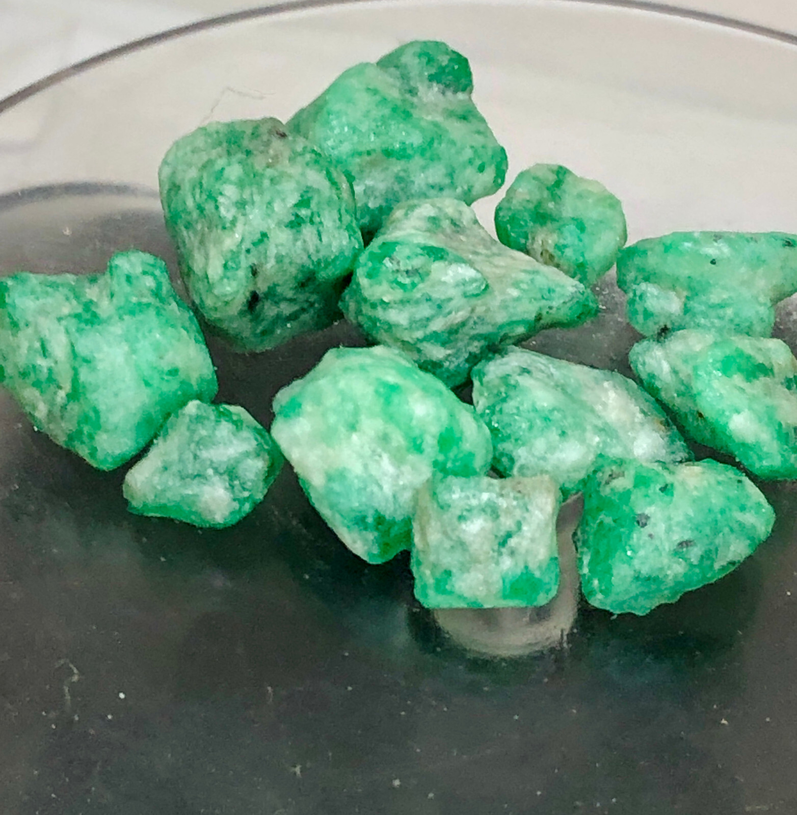 Natural top green crystal emerald rough gemstone raw lot 83,cts @swat pakistan
