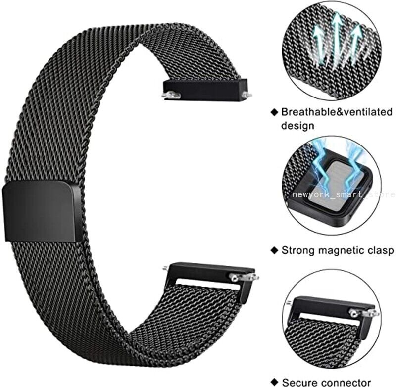 Milanese Metal Strap Watch Band For Samsung Galaxy Watch 4 5 6 40/44/4243/47mm