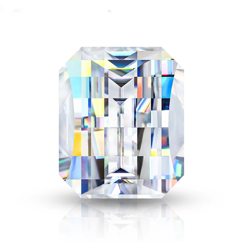 Rare 0.2-10ct Pixel Cut Moissanite Loose D Color VVS1 for Jewelry Wholesale