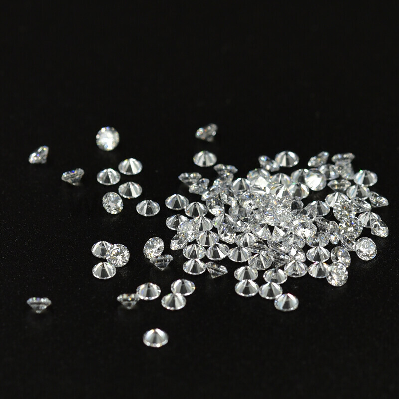 0.8~3.0mm Small size Loose Moissanite Round White D Color VVS1 Bright Gemstone