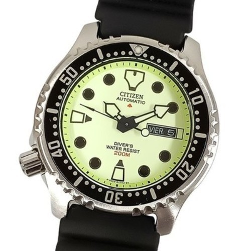 Citizen Promaster Natulite NY0040-09W Men’s Stainless Steel White Wristwatch