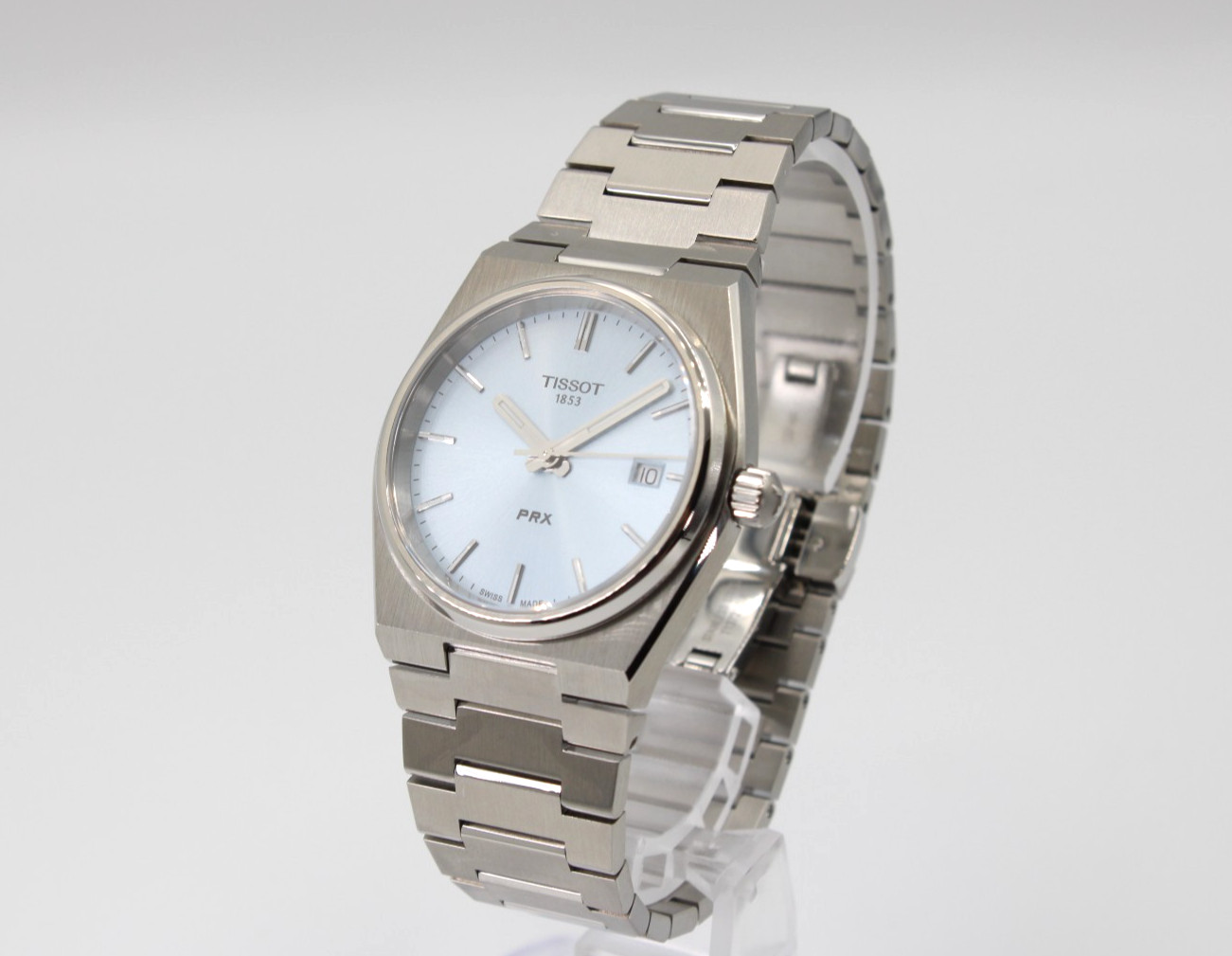 TISSOT PRX T137.210.11.351.00 Quartz Light blue Dial Unisex Watch 35mm
