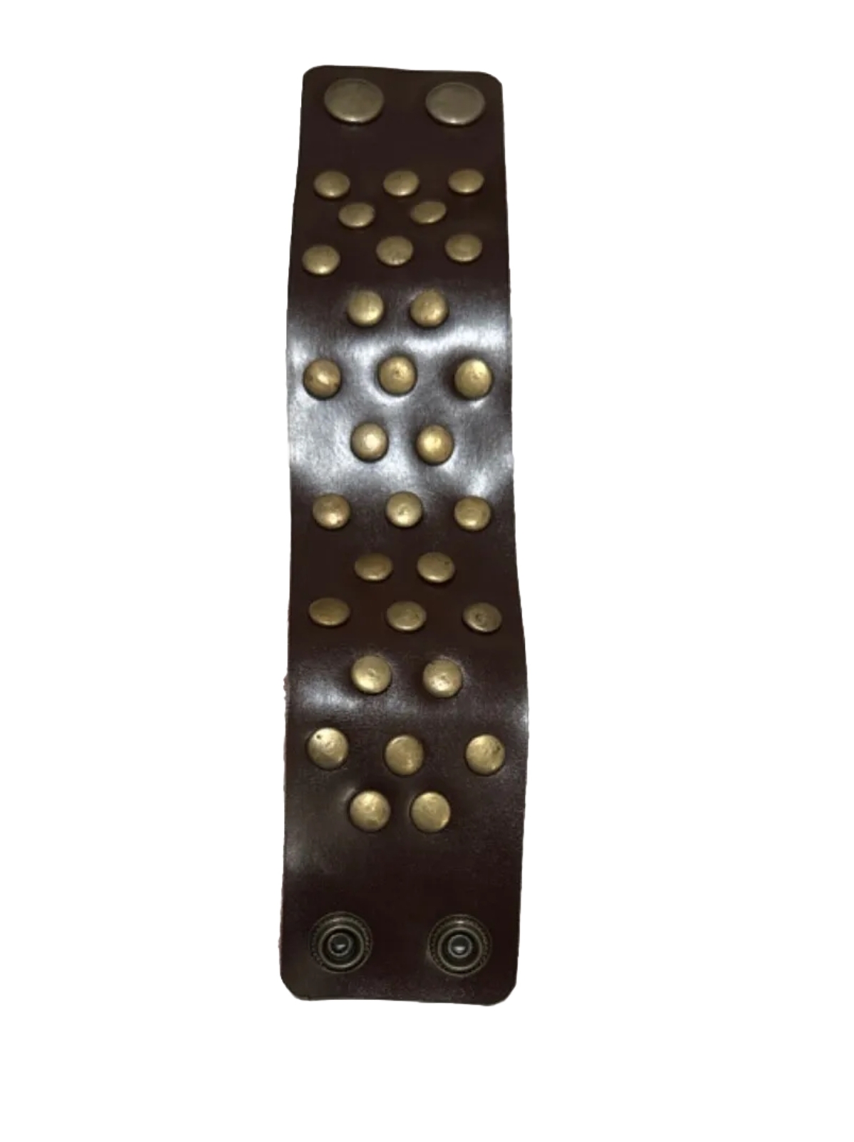 Genuine Leather Bracelet Unisex Wide Wrist Belt Wrap Cuff Wristband Black Brown