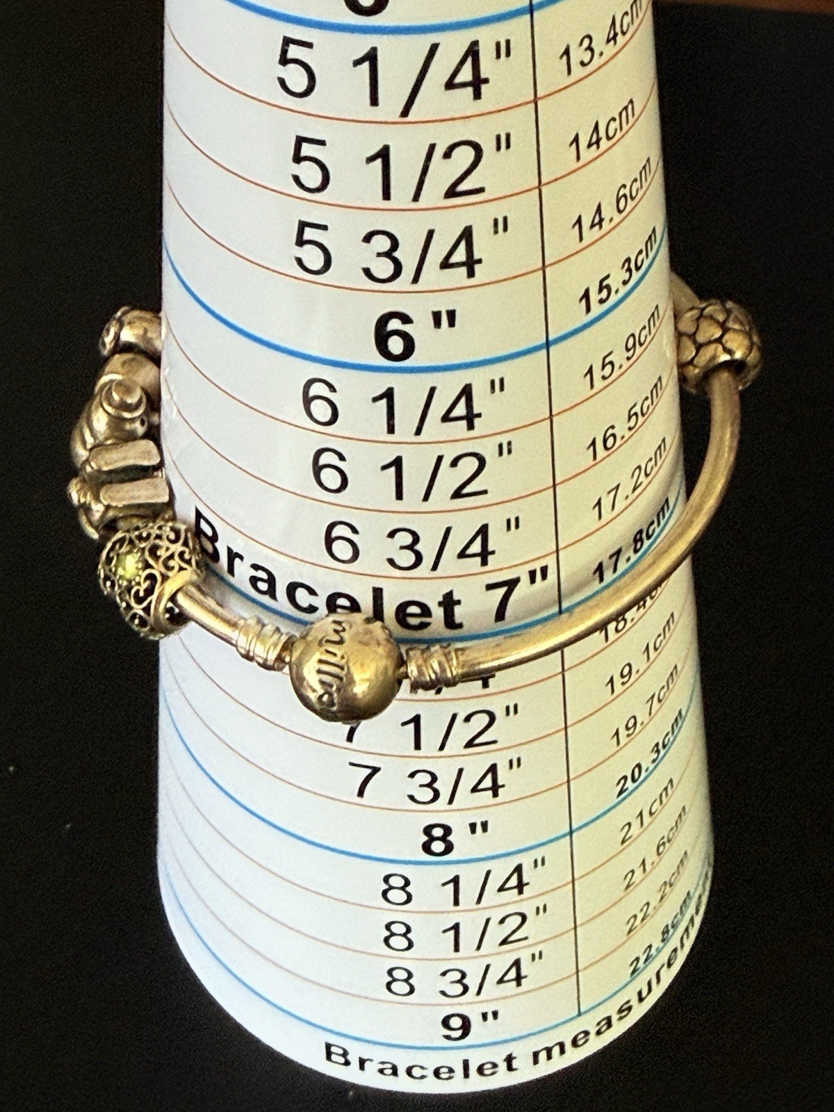 Pandora Sterling Silver 925 ALE One In a Million Bracelet 7 With Retired Charms