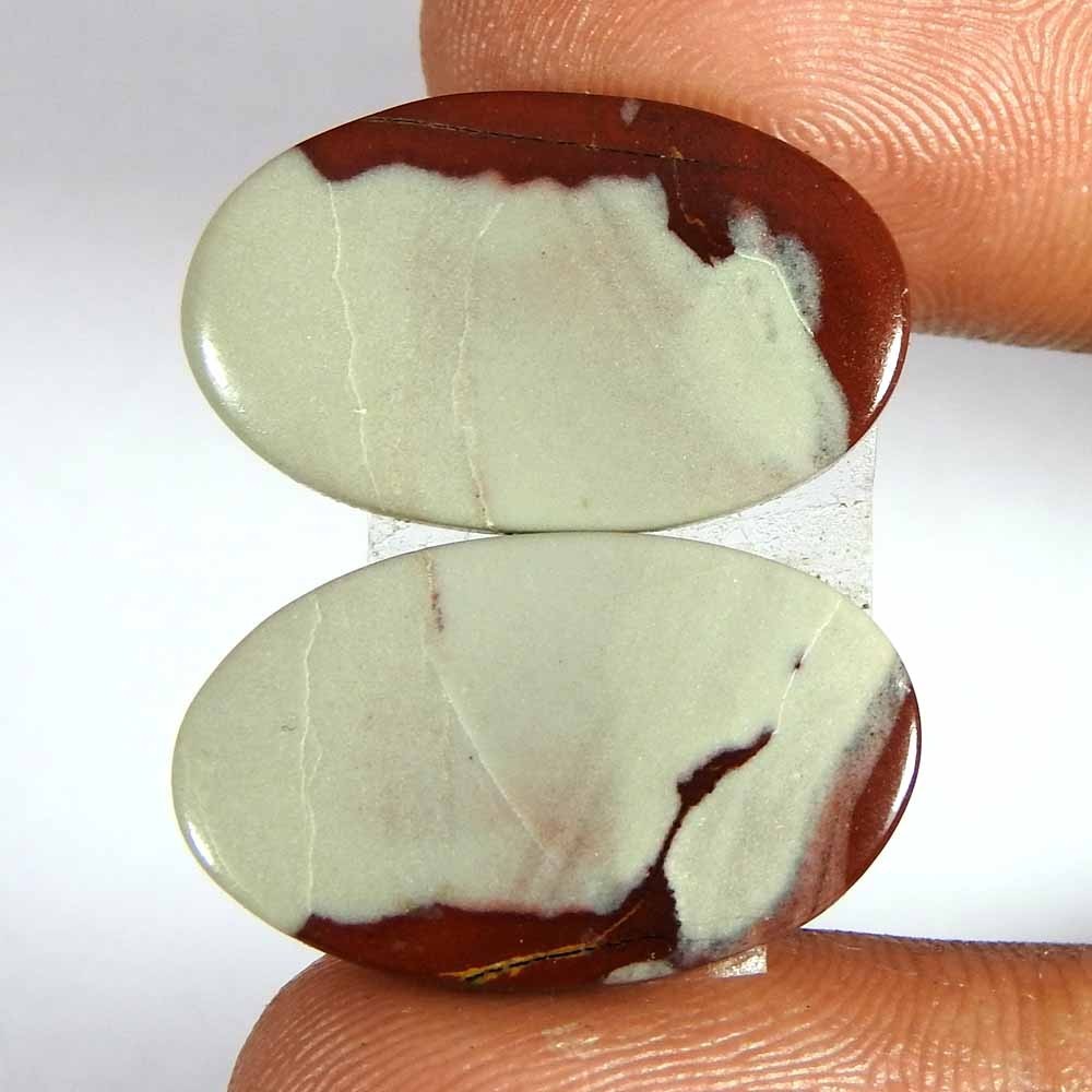 21.05Cts100%Natural Noreena Jasper Oval Pair Cabochon Loose Gemstone