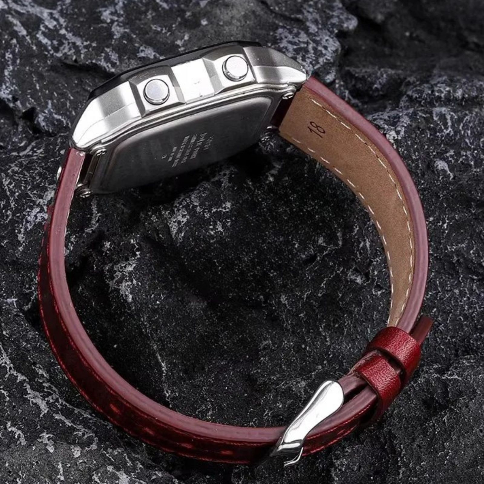 Retro 100% Genuine Leather Watchband For Casio AE1200 AE1300 A158W A168 W216H