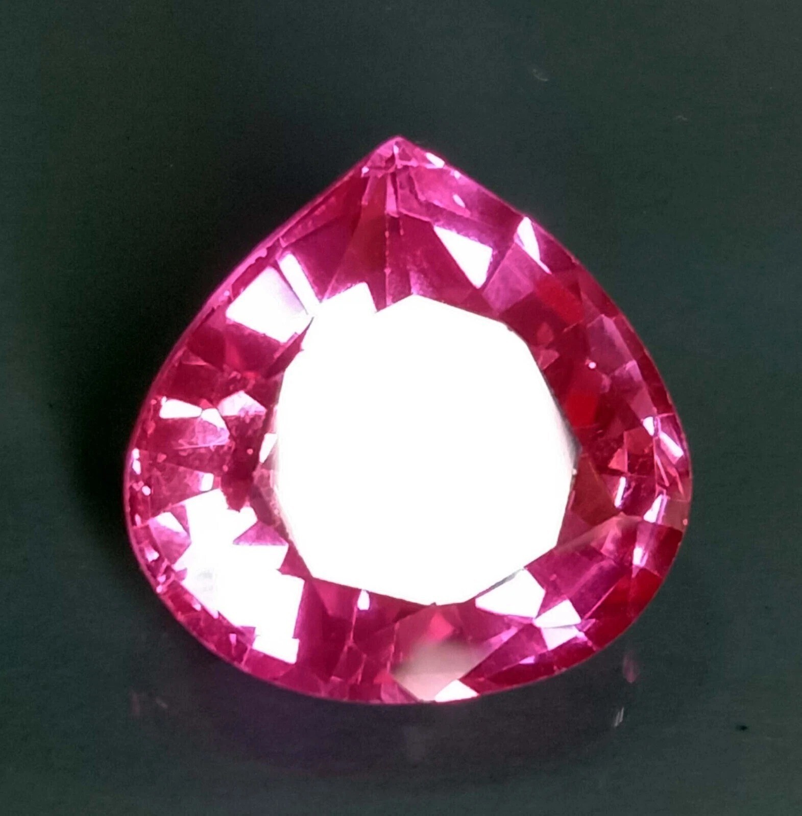 Sparkling Pink Sapphire For Jewelry Pear Cut 12+ Ct Certified EGL Loose Gemstone