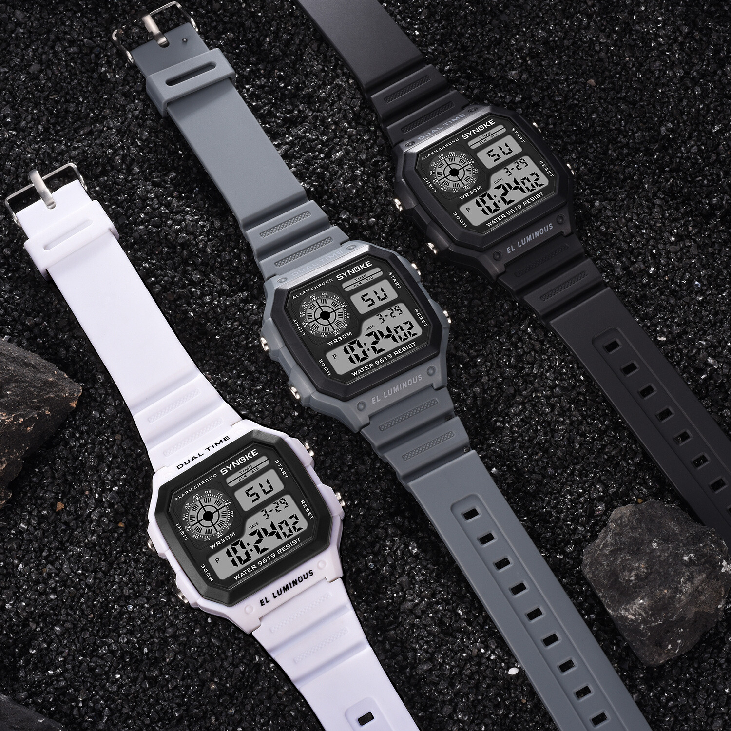 Men’s Military Sports Watch LED Screen Large Digital Face Waterproof Wristwatch