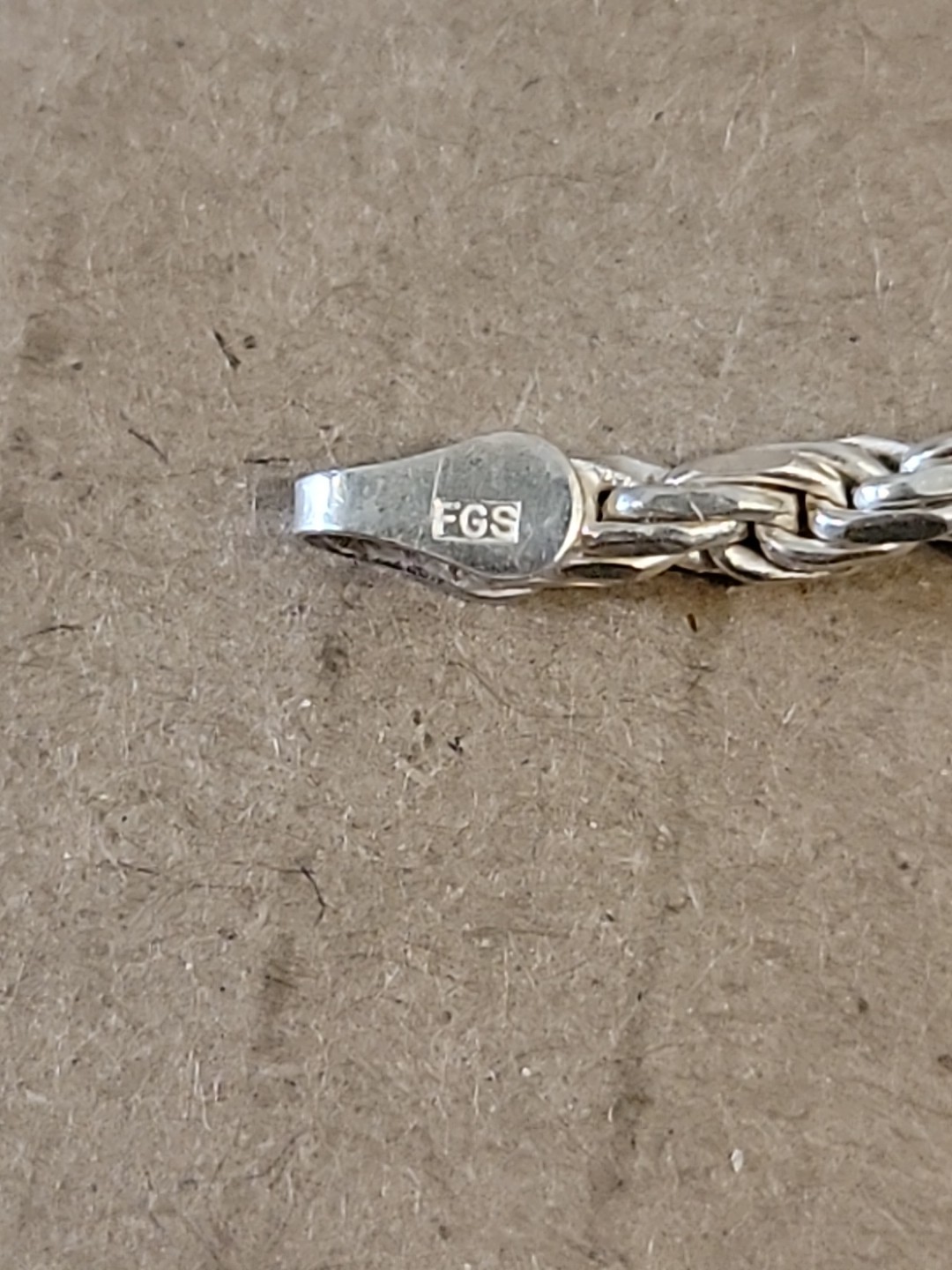 Solid 925 Sterling Silver Rope Chain 3mm 18″ ITALY 15.86 Grams Mint