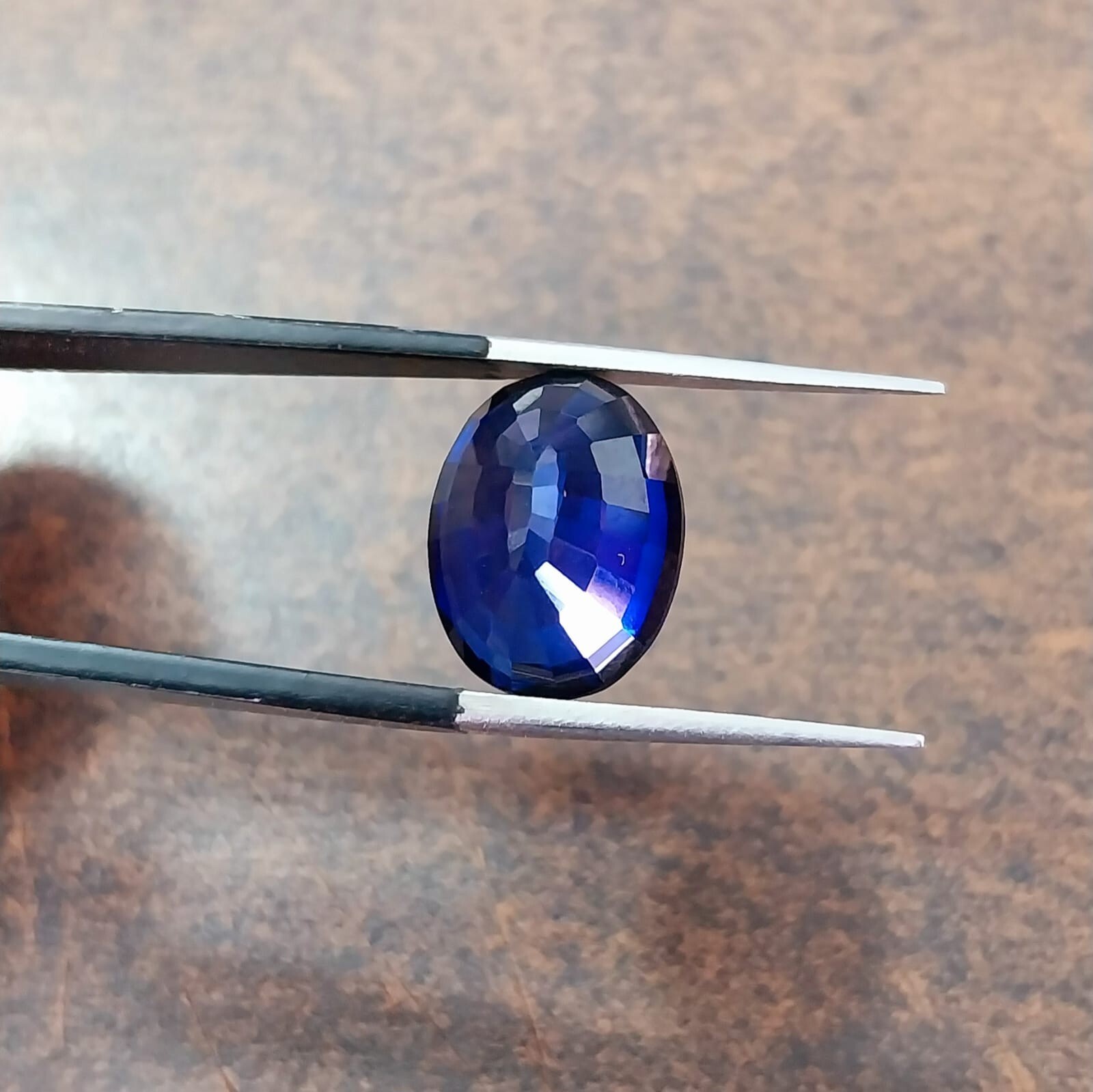 11×8 MM Natural Flawless Cornflower Blue Ceylon Sapphire Loose Oval Gemstone Cut