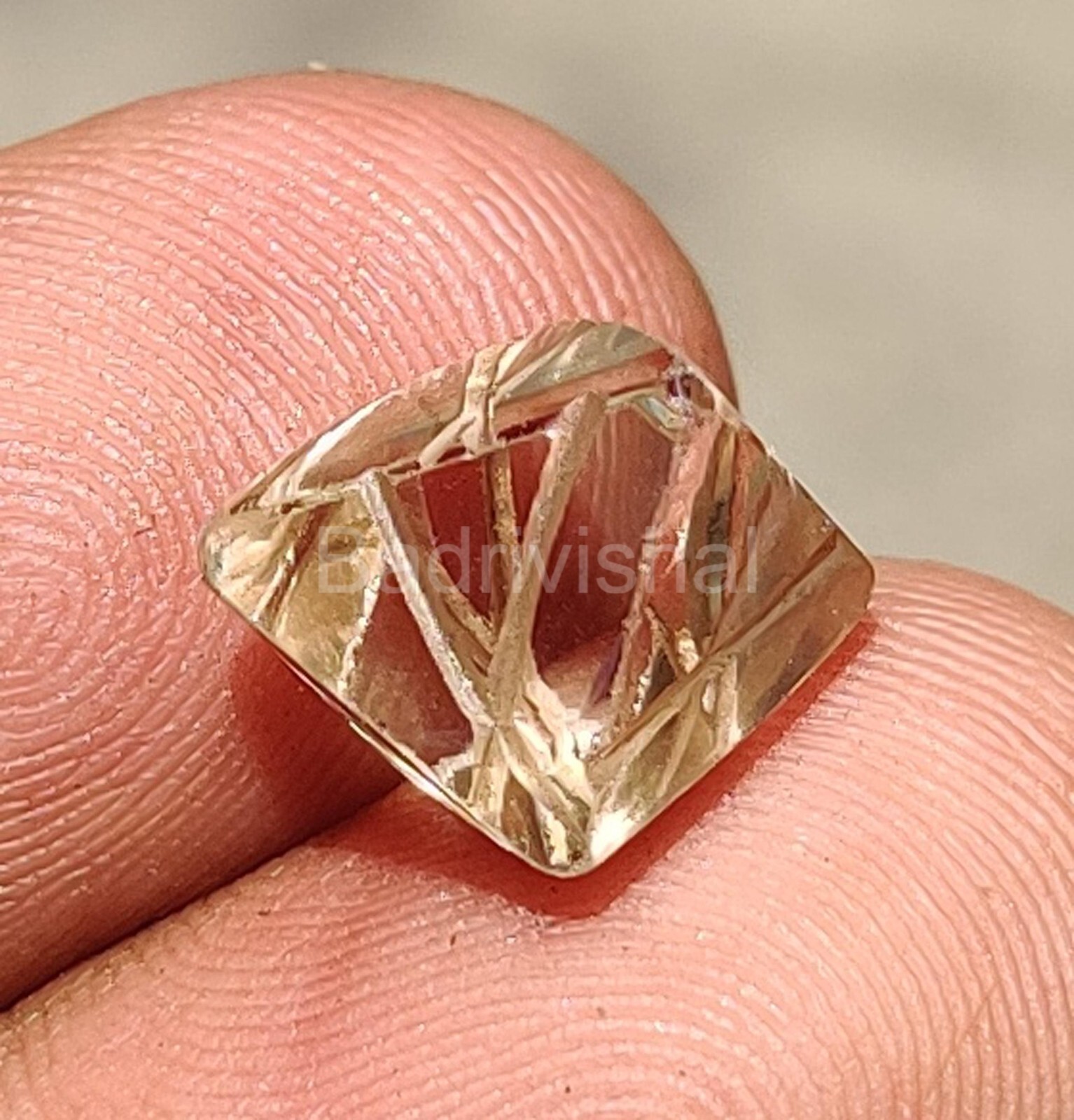 Raw Diamond 4.01Ct D-Color Certified Colorless CVD Loose Gemstone FL-Clarity EKU