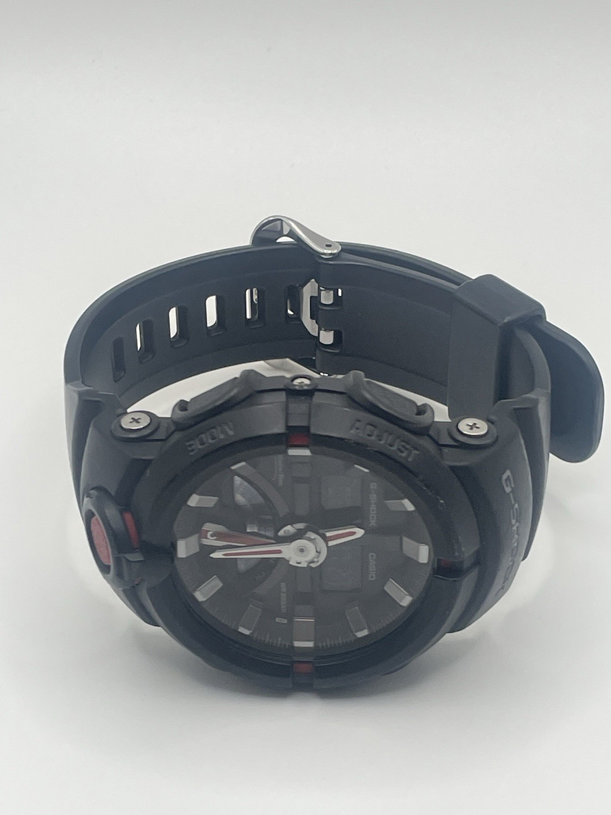 Casio G-Shock GA-500 5478 Black Red New Battery Gasket Greased Serviced Boxed