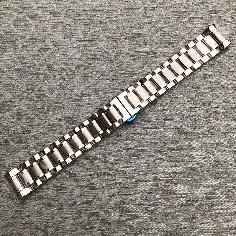20 21mm 316L Steel Bracelet Metal Strap Fits Longines Master Collection Models