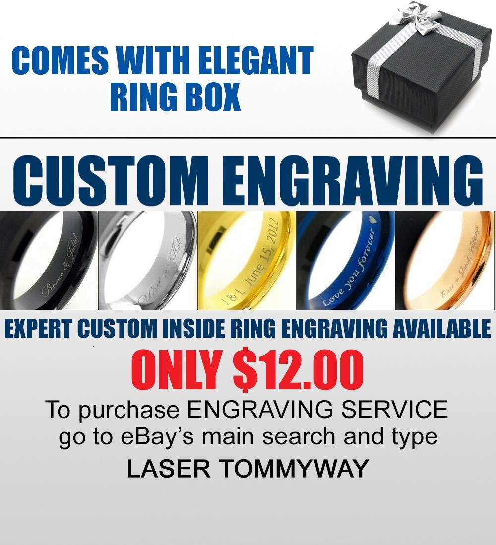 Black Tungsten Men’s Ring Charred Whiskey Barrel Rose Gold Plated Wedding Band