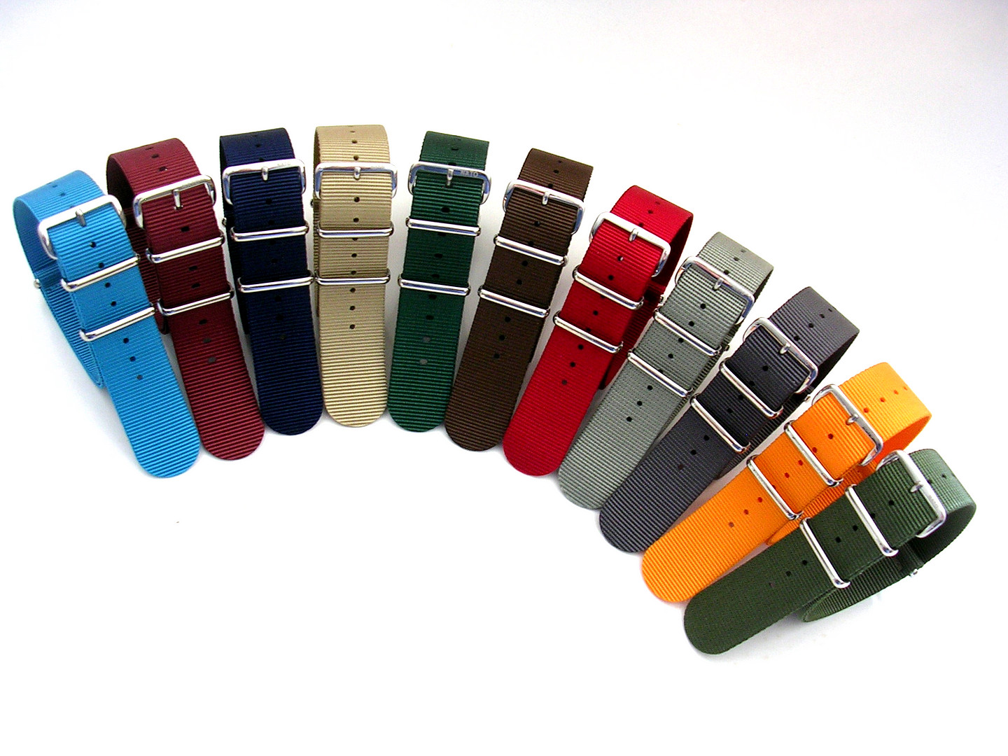 NATO ® strap watch band G10 nylon Military RAF stitch bond replacement IW SUISSE
