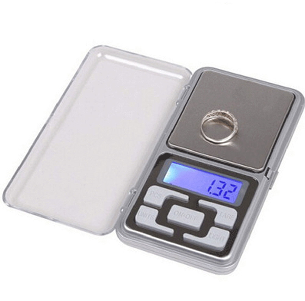 Digital 500g x 0.1g Scale Jewelry Portable Pocket Balance Gram OZ. LCD Herb Gold