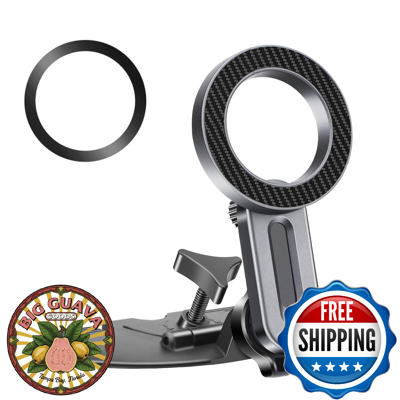 EEEKit Magnetic CD Slot Phone Mount, 20 Magnets, Pop Grip Compatible