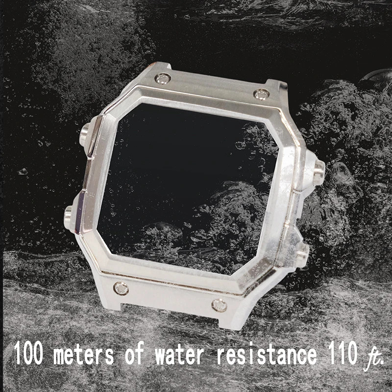 Replacement Watch Case for AE1200 AE1300 316L Steel Mod Kit Compatible with 3299