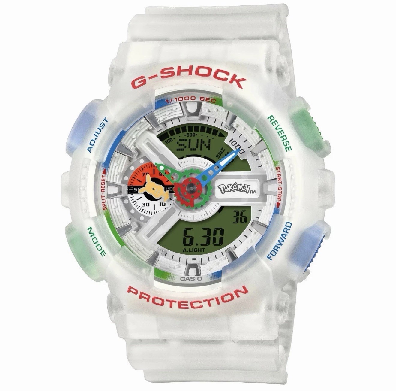 IN HAND – SHIPS NOW – Casio G-SHOCK x Pokémon 30th Anniversary GA110PKM-7A