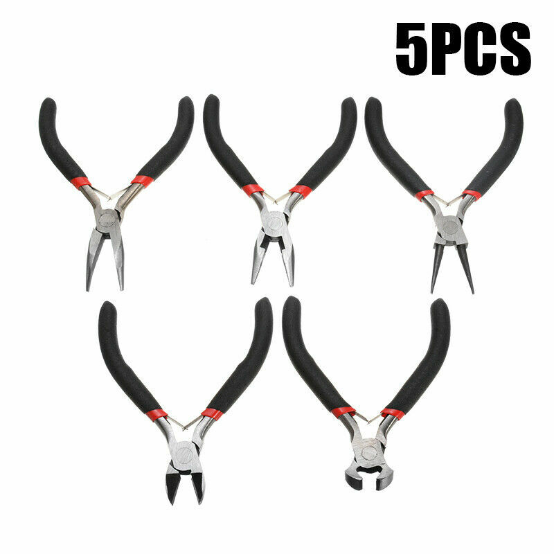 5pcs Plier Jewelers Pliers set Jewelry Making Beading Wire Wrapping Tools New
