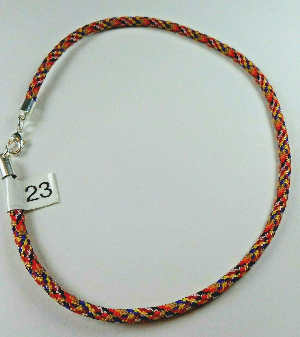 Braided Choker Necklaces Bracelets Anklets Silver Lobster Clasp Paracord 4mm USA