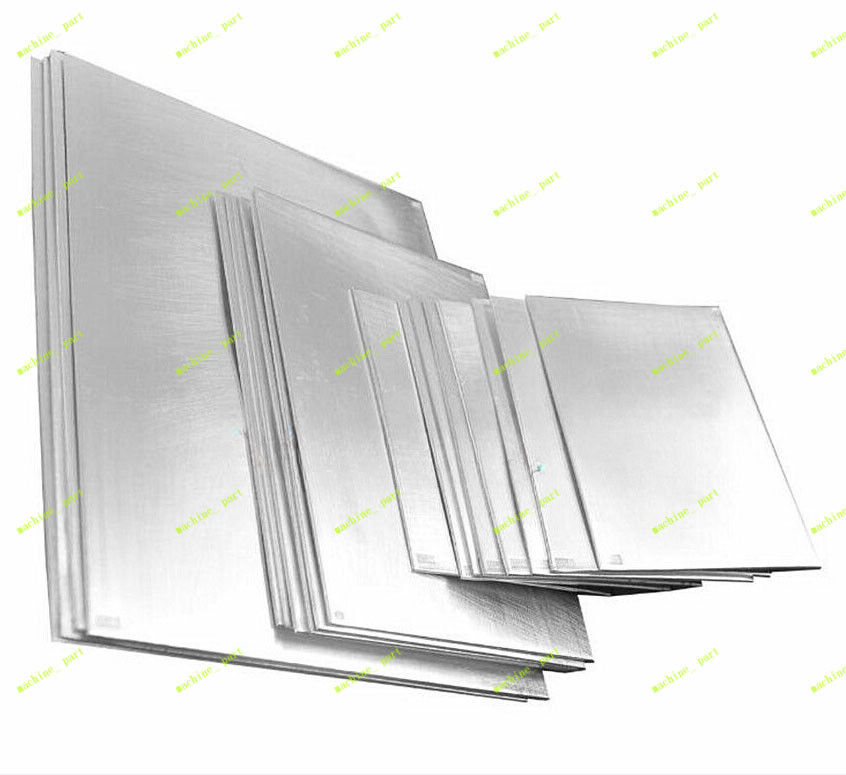 99.99% Sterling Silver Sheet Rectangular Blank 5x10cm Jeweler DIY 0.01mm~0.5mm