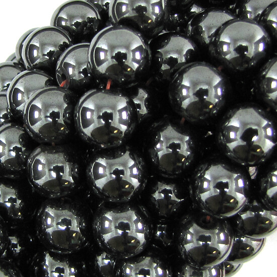 Natural Magnetic Hematite Round Beads Gemstone 15″ Strand 4mm 6mm 8mm 10mm 12mm