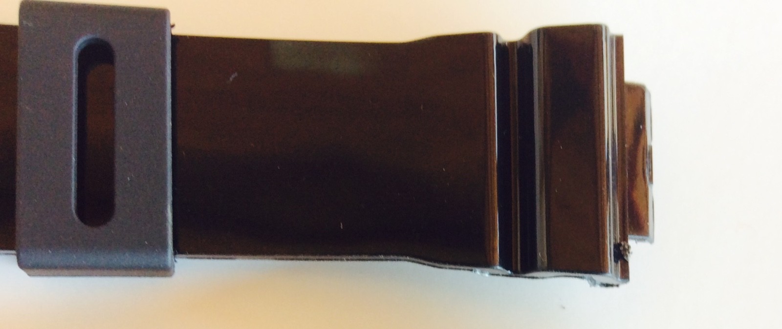 Fits Casio G Shock DW-6900 CB Series Shiny Black Watch band Strap generic