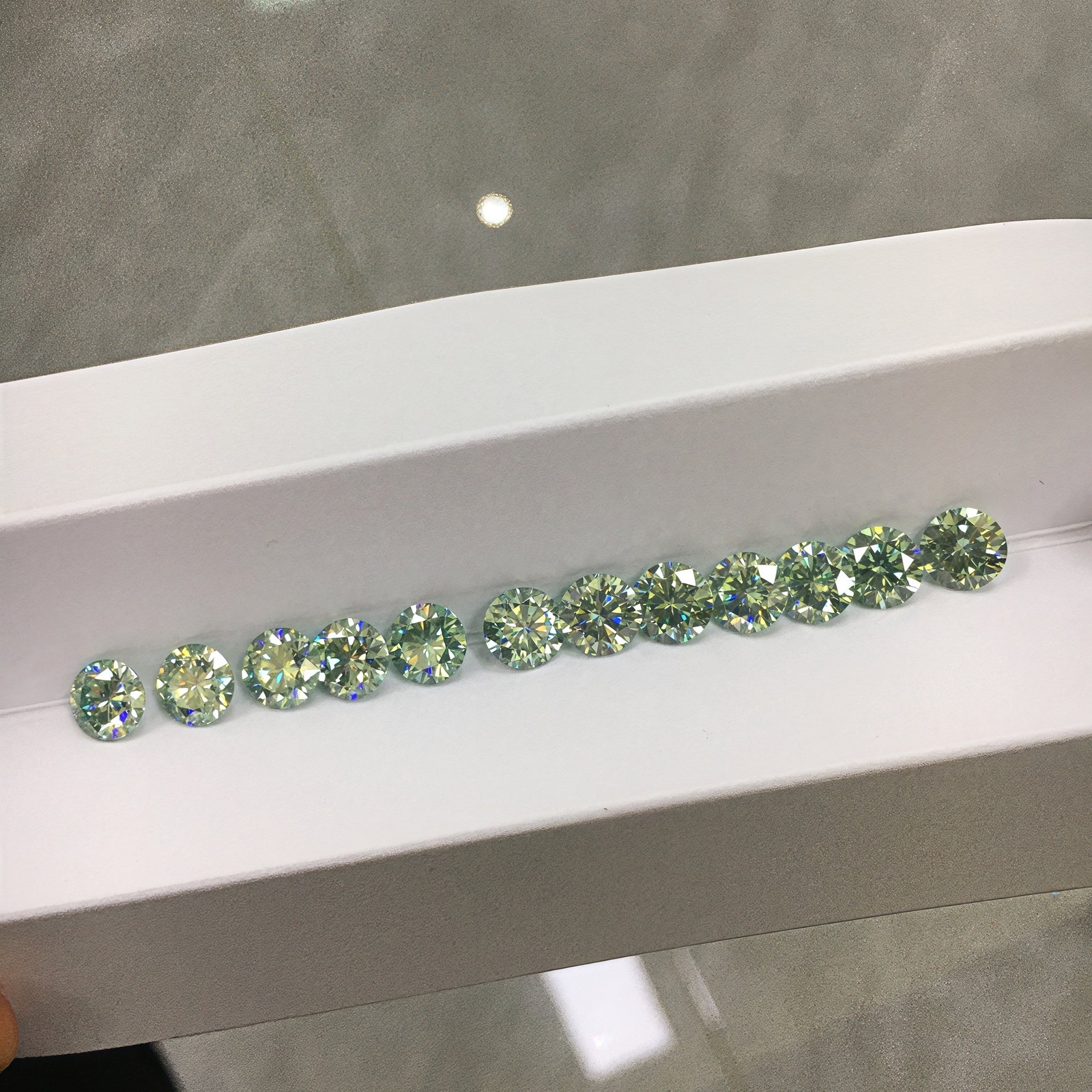 GRA Certified Loose Moissanite Stones D Colorful VVS1 All Sizes