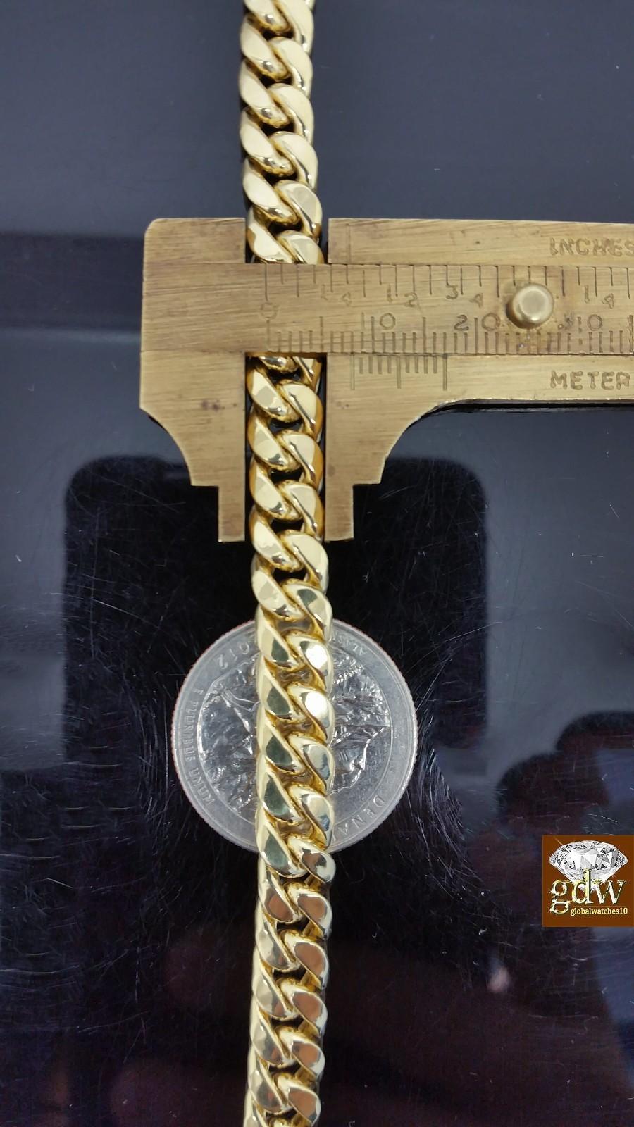 Real 14K Yellow Gold Bracelet Miami Cuban 8 Inch 8mm Men Women
