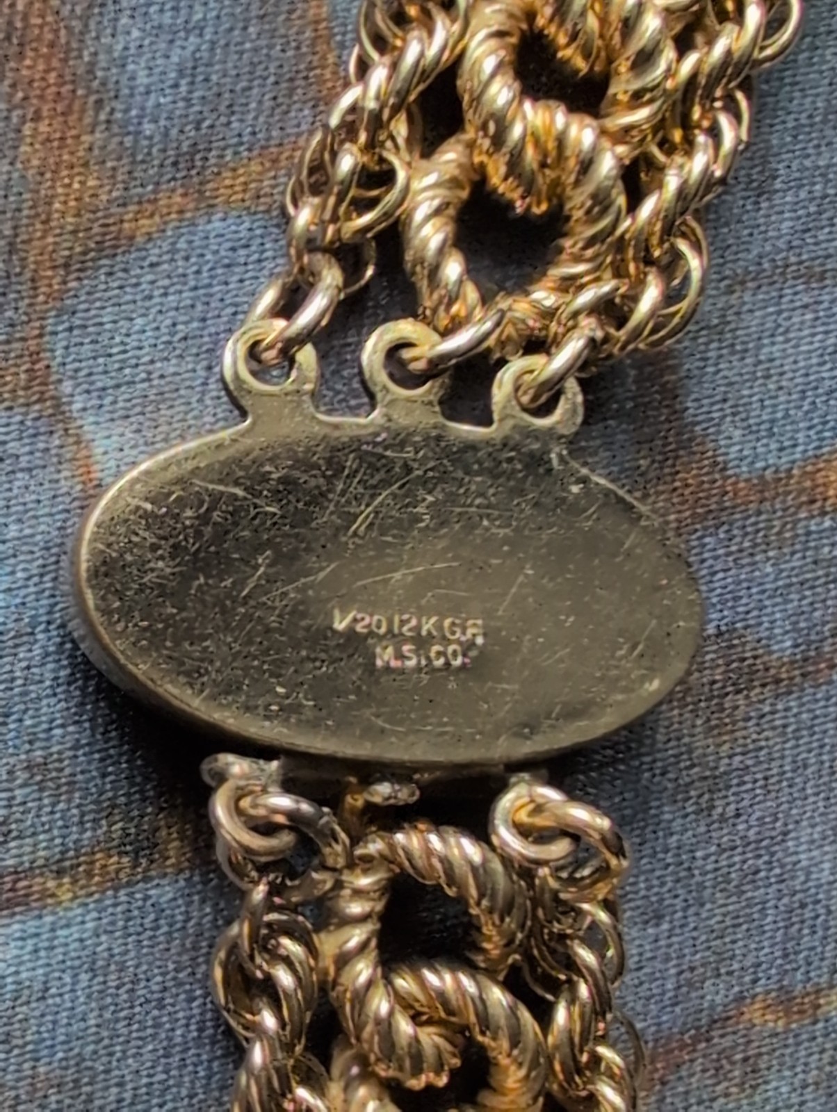 Antique Victorian Gorgeous Gold Filled Choker Necklace ( stamped )