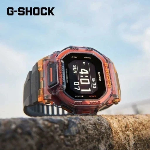 Casio G-Shock GBD-200SM-1A5 G-Squad Bluetooth Step Tracker Skeleton Resin 200M