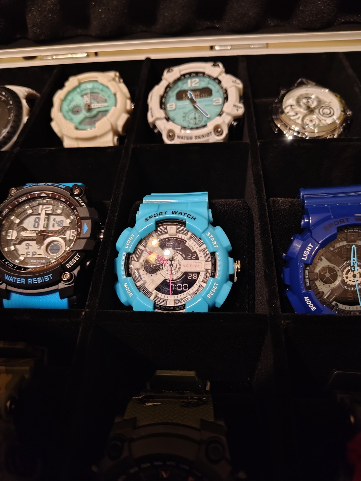 Activa Lot of 18 Assorted Adult Wristwatches with Carrying Case f/$475 Or $40ea