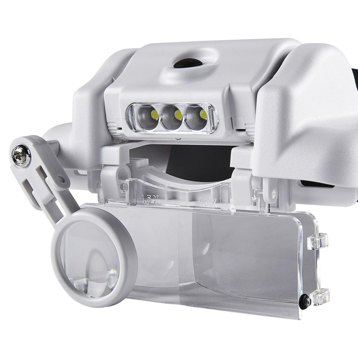 Head Lamp MAGNIFIER JEWELERS Magnifying Visor LED Light 1.5x 2x 3.5x 8x 9.5x 11x