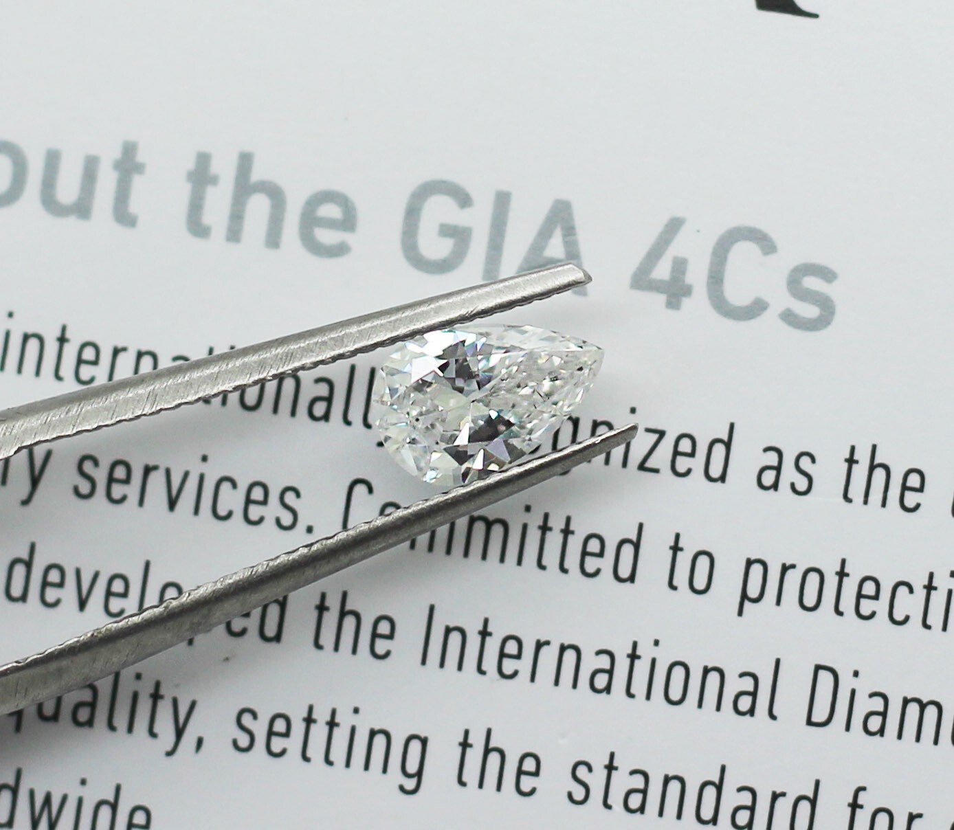 GIA Certified 0.66ct J/SI2 Laser Inscribed Pear Brilliant Cut Loose Diamond