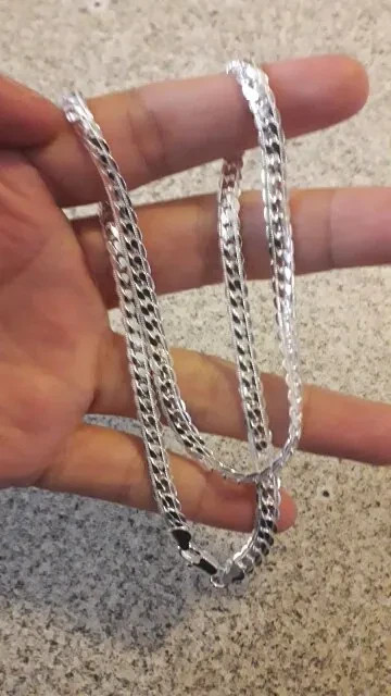 925 Sterling Silver Chain Necklace for Women & Men | Solid Gift Jewelry