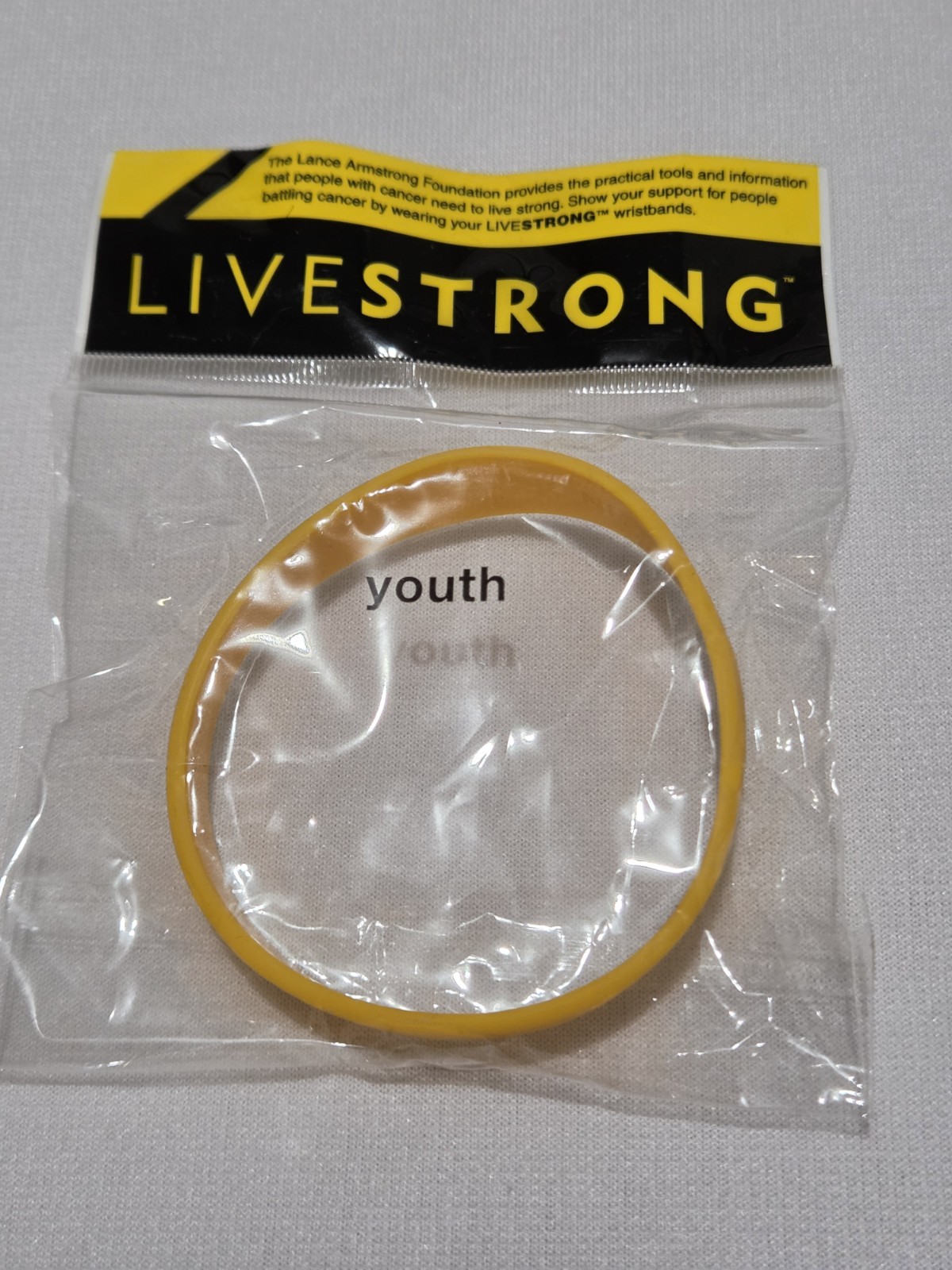 Lot of 15 – Nike Livestrong Bracelet – NEW – (Size XS-M) 7″/180 mm – XS – M