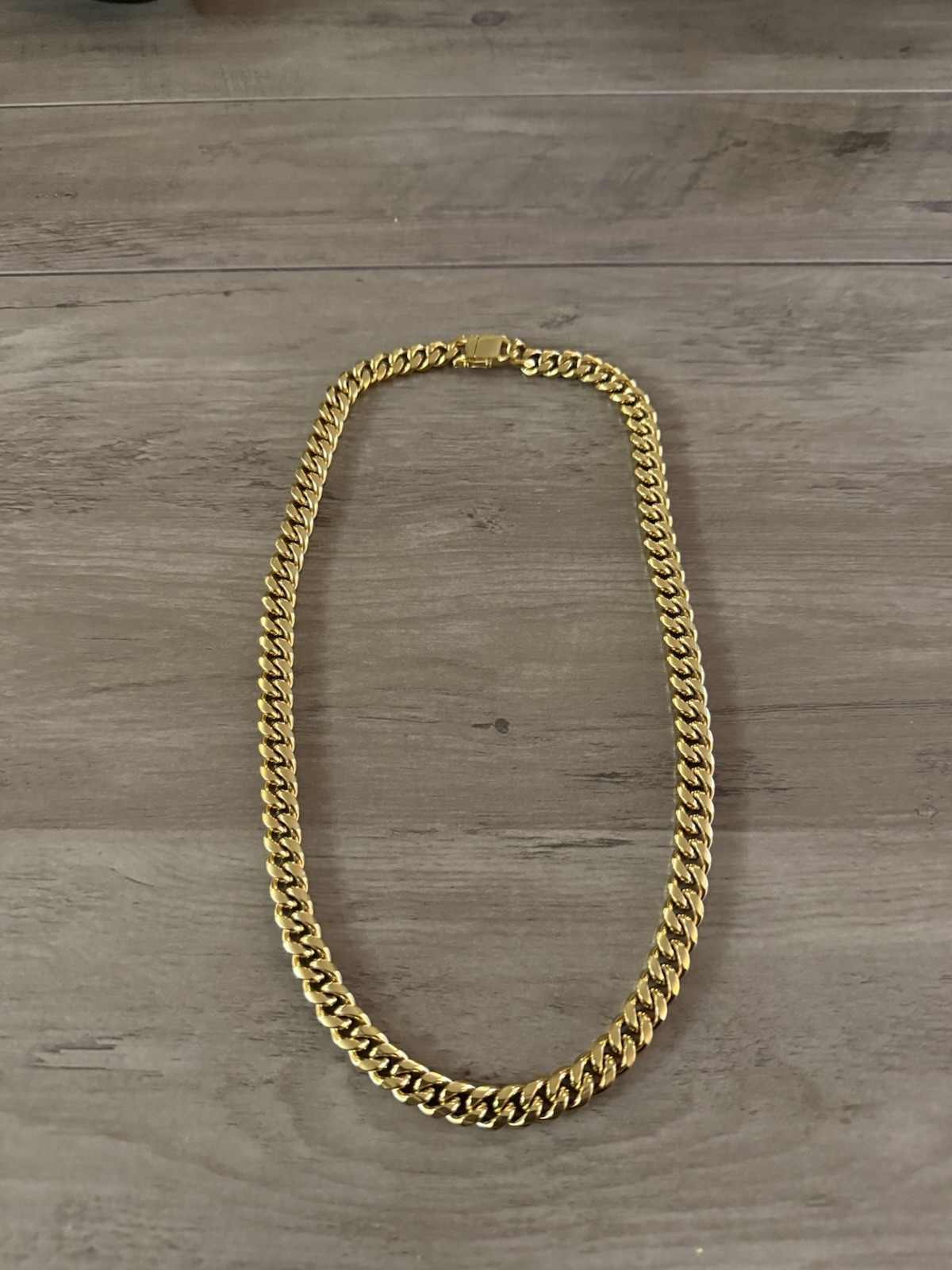 10mm Miami Cuban Link 24″ Gold Plated **New** Chain Necklace