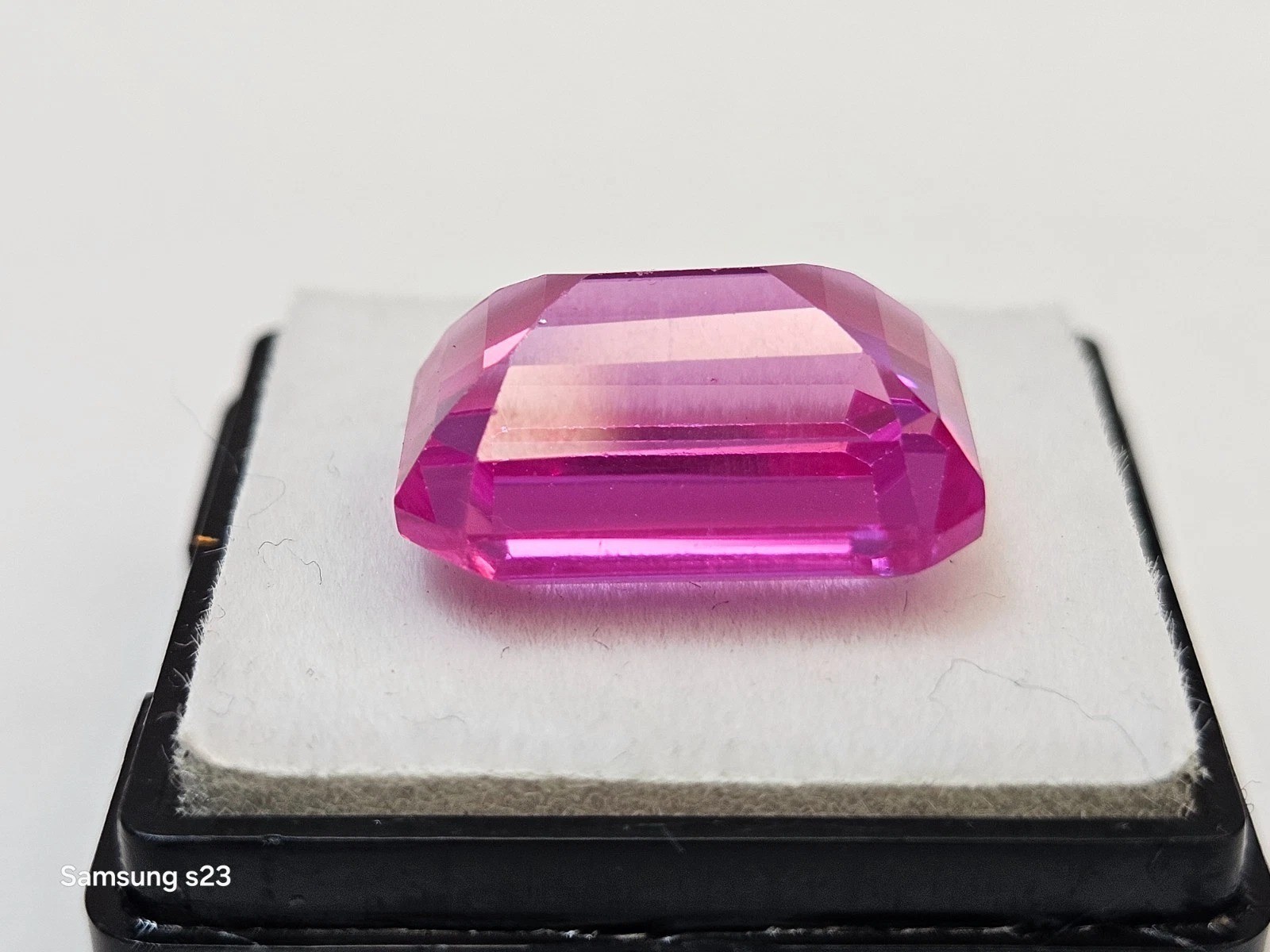Awesome Pink Sapphire Emerald Cut 15-17 Ct Natural Loose Gemstone EGL Certified