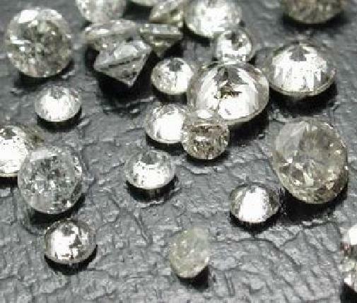 Lot of 10 Round Diamonds, about 1mm, SI1/SI2, Genuine Natural Gemstones – See Ad