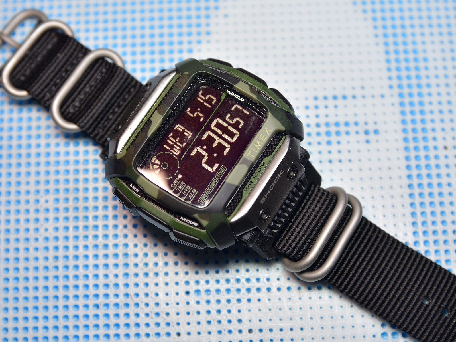 Resin Watch Strap & Band Adapter for Timex TW5M20400 Command Shock CAT 54mm