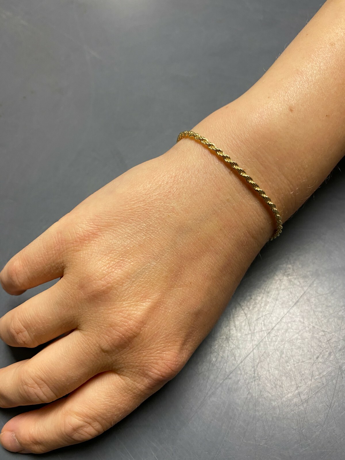 Men’s Women’s Real 14k Gold Plated Solid 925 Sterling Silver Rope Bracelet 2-6mm