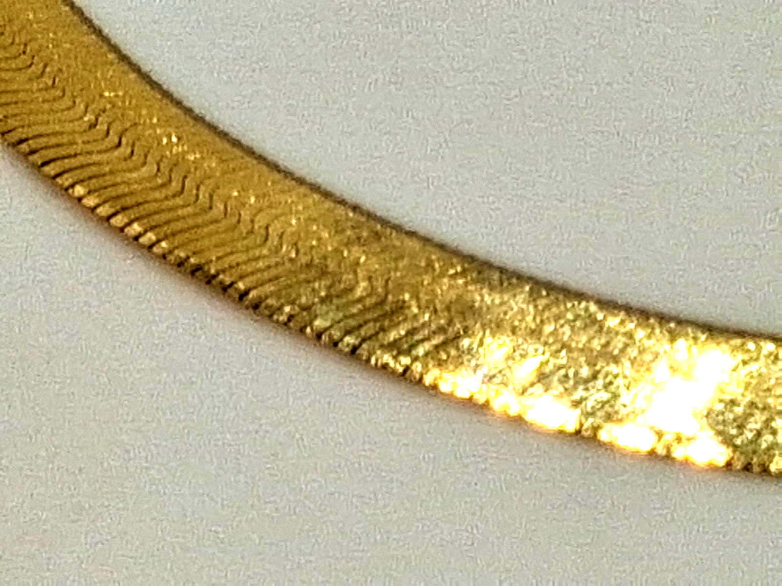 14k gold herringbone 20 inch 5 mm necklace