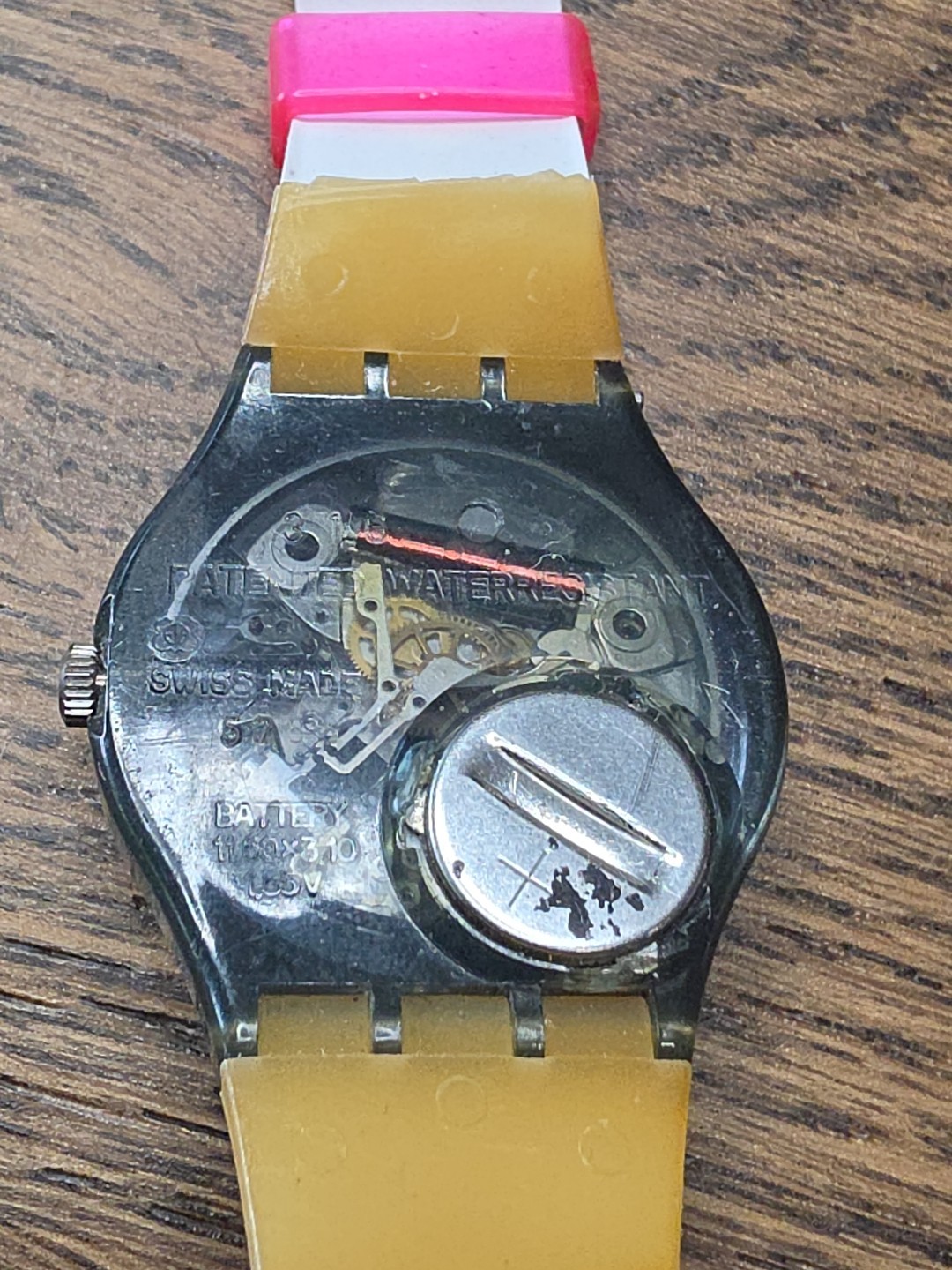 Swatch Sari Watch GK147 Vintage 1994 PARTS REPAIR NOT WORKING ONLY