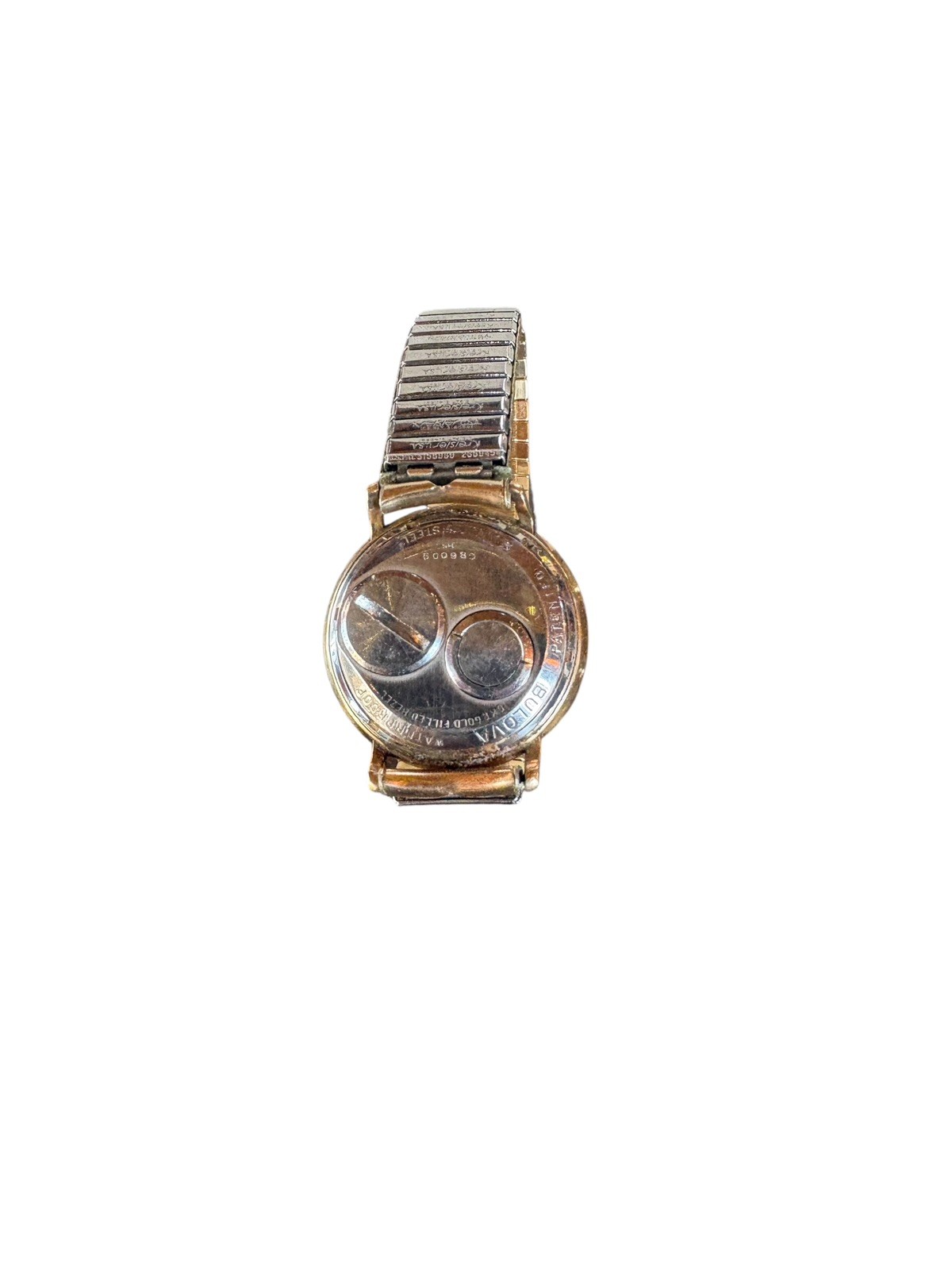 Bulova Accutron Railroad Approved 214 35mm Gold-Plated Bezel Vintage